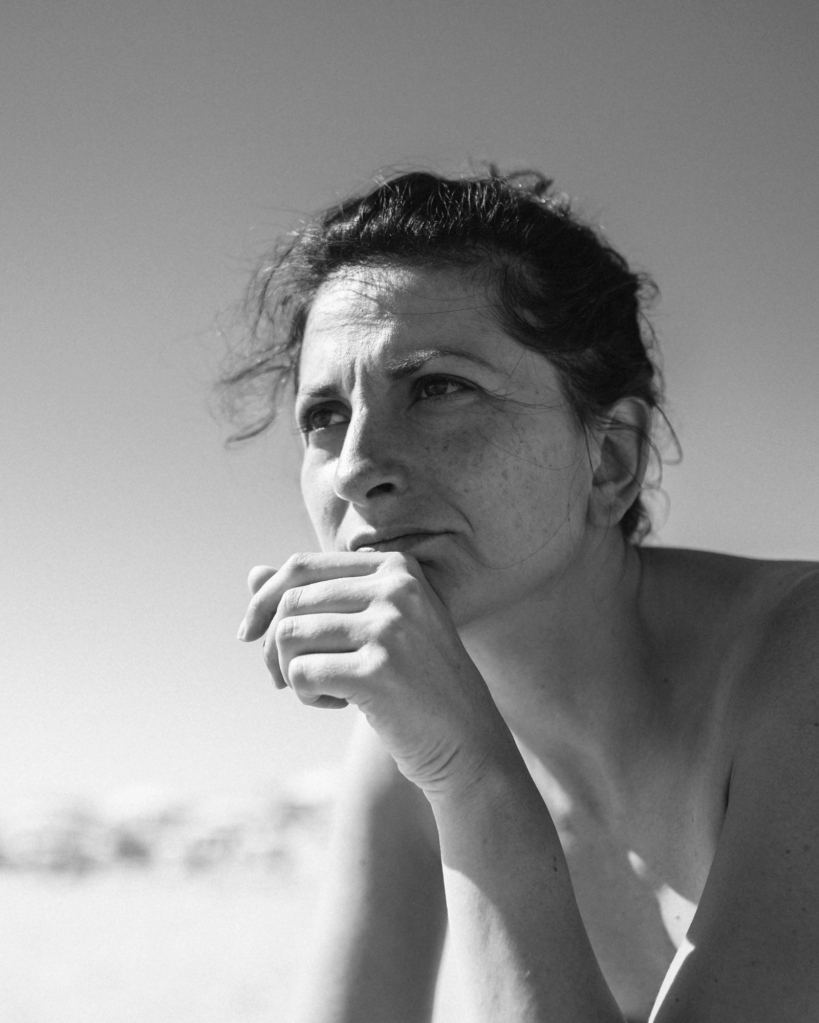 Gabri portrait, she is facing the sea